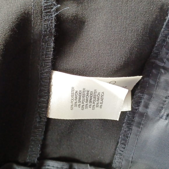 Kenneth Cole Black "Amanda" Pant NEW- Sz. 6 - Picture 8 of 10